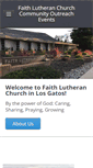 Mobile Screenshot of faithlosgatos.org